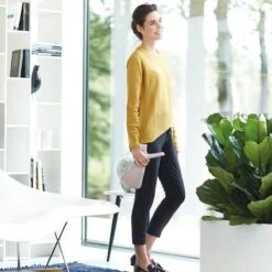 Elho Plunge Gieter 20 - Gieter Voor Binnenaccessoires - Ø 15.0 X H 29.5 Cm - Grijs/Warm Grijs -Tuin Verkoop 1200x1200 1061