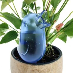 JS Drippy - Waterdruppelaars Set Van 2 Stuks - Druppelaar Vogel - Druppelsysteem Planten - Watergeefsysteem Kamerplanten - Waterbol - Blauw -Tuin Verkoop 1200x1200 1106