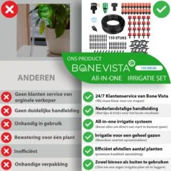 Bone Vista® 155 Stuks Water Druppelslang Irrigatiesysteem Tuin – Bewateringssysteem & Druppelsysteem -Tuin Verkoop 1200x1200 1164