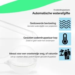 HGMD Waterdruppelaar Set Van 8 Stuks Voor Planten Transparant - Groen - Waterdruppelaar Voor Kamerplanten – Waterbol - Waterdruppelaar Voor Planten - Watergeefsysteem -Tuin Verkoop 1200x1200 1201