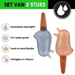 Waterdruppelaar Voor Planten 2 Stuks - Waterbol Kamerplanten - Automatisch Watergeefsysteem - Vogel - Roze -Tuin Verkoop 1200x1200 1229