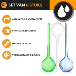 Waterdruppelaar Blauw Set Van 6 Stuks Voor Planten – 27 CM – Automatisch Watergeefsysteem Voor Kamerplanten – Planten Watergever Met Druppelsysteem – Waterbol -Tuin Verkoop 1200x1200 1242