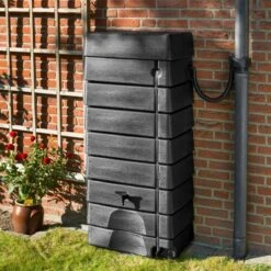 Nature - Regentank - 276L - H134,5 X 58,5 X 39,5cm - Antraciet - Muurmodel -Tuin Verkoop 1200x1200 1348