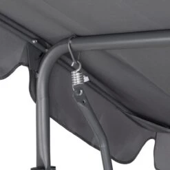 Merkloos Casaria Hollywood Schommel - Antraciet - Incl. Zonnekap -Tuin Verkoop 1200x1200 143