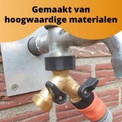 Horvitus Waterverdeler 2 Weg - Y Stuk Kraan Splitter - Voor Europese Kranen - Messing -Tuin Verkoop 1200x1200 1441