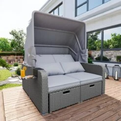 Polyrattan Patio Rieten Meubels Set Voor 2 Personen-Outdoor Rattan Sofa Set Met Intrekbare Luifel-lounge Bank-PE Rotan Loveseat Voor Achtertuin Veranda Tuin Zwembad Balkon-grijs 24 Polyrattan Patio Rieten Meubels Set Voor 2 Personen-Outdoor Rattan Sofa Set Met Intrekbare Luifel-lounge Bank-PE Rotan Loveseat Voor Achtertuin Veranda Tuin Zwembad Balkon-grijs -Tuin Verkoop 1200x1200 149