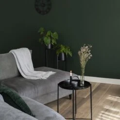 QUVIO Plantenstandaard Inclusief Pot - Staande Plantenbak - Metaal - Plantenbak - Plantenhouders - Planten Zuilen - Voor Buiten - Bloempot - 22 X 22 X 90 Cm - Zwart -Tuin Verkoop 1200x1200 1546