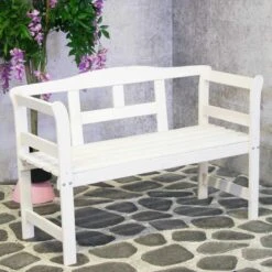 SenS-Line Friesen Tuinbank - Hout - Wit -Tuin Verkoop 1200x1200 177