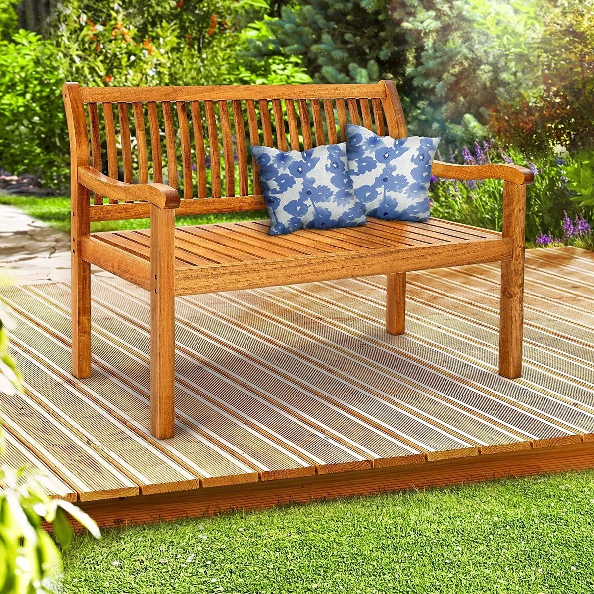 Sens Design Tuinbank - Hout - Weerbestendig 8 Sens Design Tuinbank - Hout - Weerbestendig - Afbeelding 6