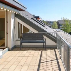 Relaxdays Tuinbank Met Kussen - 2 Zits Buitenbank Metaal - Balkonbank Kunststof - Voortuin -Tuin Verkoop 1200x1200 203