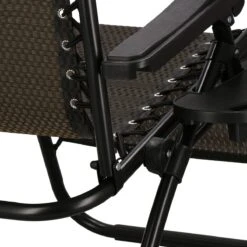 Springos Tuinstoel | Ligstoel | Opvouwbaar | Verstelbaar | Ergonomische Hoofdsteun | Bruin / Zwart -Tuin Verkoop 1200x1200 275