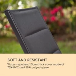 Blumfeldt Renazzo Lounge Ligstoel - Ligbed Voor De Tuin - Aluminium Tuinstoel - 6 Standen - Waterafstotend - Bekleding Van 70 % Pvc En 30 % Polyetheen - Zwart 19 Blumfeldt Renazzo Lounge Ligstoel - Ligbed Voor De Tuin - Aluminium Tuinstoel - 6 Standen - Waterafstotend - Bekleding Van 70 % Pvc En 30 % Polyetheen - Zwart -Tuin Verkoop 1200x1200 310