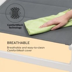 Blumfeldt Renazzo Lounge Ligstoel - Ligbed Voor De Tuin - Aluminium Tuinstoel - 6 Standen - Waterafstotend - Bekleding Van 70 % Pvc En 30 % Polyetheen - Grijs -Tuin Verkoop 1200x1200 354