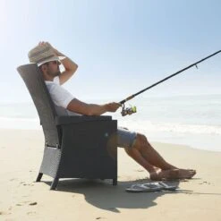 Allibert Vermont Verstelbare Tuinstoel - 64x68x107cm - Grafiet -Tuin Verkoop 1200x1200 375