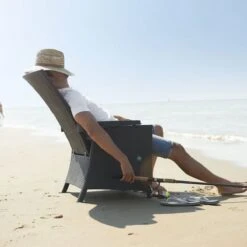 Allibert Vermont Verstelbare Tuinstoel - 64x68x107cm - Grafiet -Tuin Verkoop 1200x1200 376