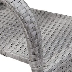 Casaria Polyrattan Tuinstoelen – 4 Stuks Stapelbaar – Grijs -Tuin Verkoop 1200x1200 384