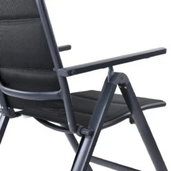 Casaria Tuinstoel Aluminium - 2 Stuks Inklapbaar - Antraciet -Tuin Verkoop 1200x1200 391