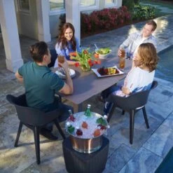 Allibert Akola Tuinstoelen - 2 Stuks -56,5x55x80cm - Donkergrijs -Tuin Verkoop 1200x1200 490