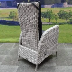 Menorca Dining Tuinstoel Verstelbaar Wit Grijs -Tuin Verkoop 1200x1200 497