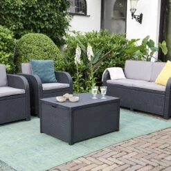 Allibert Arica Tuintafel - 79x59,5x42 Cm - Grafiet -Tuin Verkoop 1200x1200 524