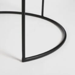 Mica Decorations Leandro Bijzettafel - Set Van 2 - H45 X Ø45 Cm - Zwart -Tuin Verkoop 1200x1200 527