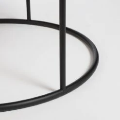 Mica Decorations Leandro Bijzettafel - Set Van 2 - H45 X Ø45 Cm - Zwart -Tuin Verkoop 1200x1200 528