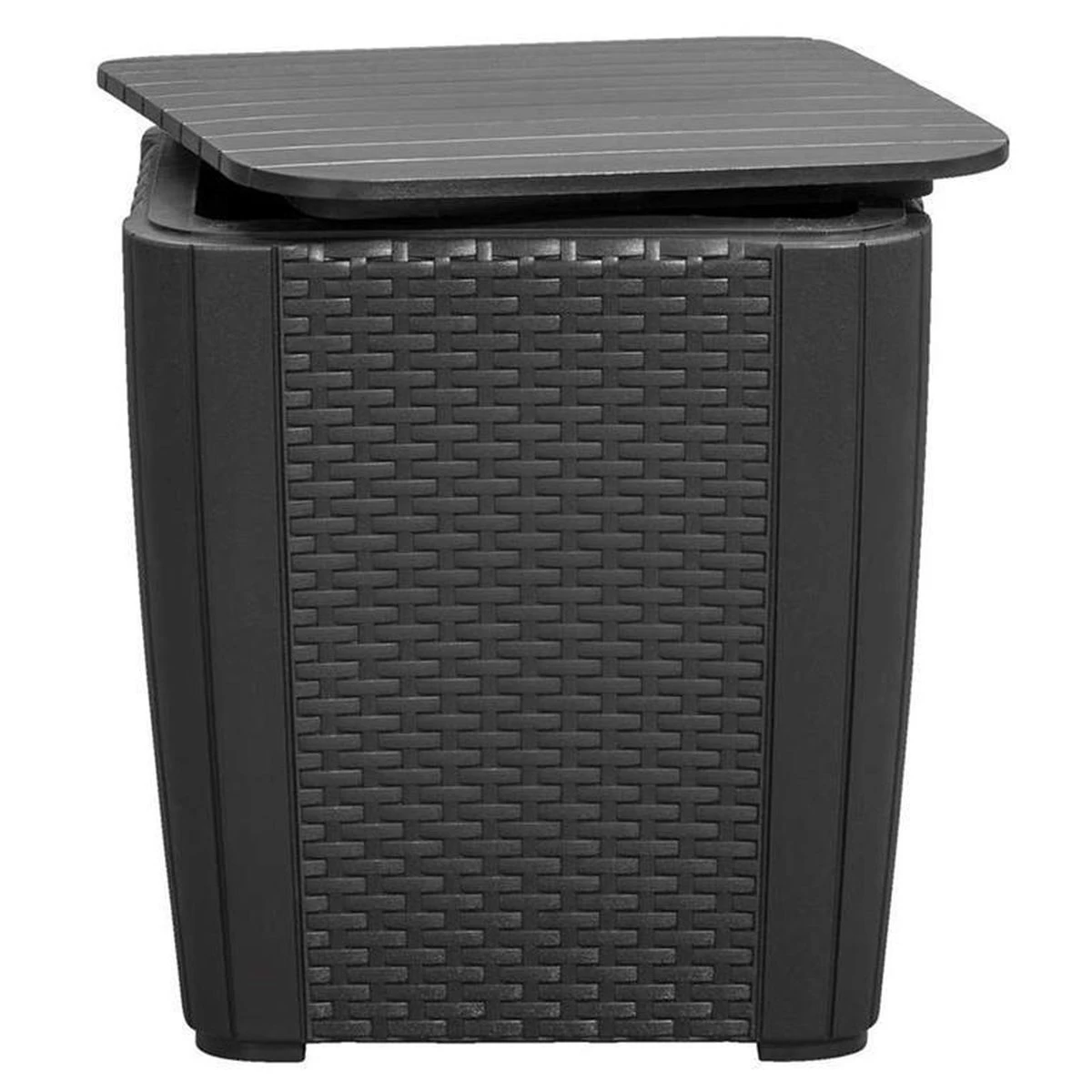 ALLIBERT Keter Luzon Opbergtafel - 39x39x43cm - Donkergrijs 7 ALLIBERT Keter Luzon Opbergtafel - 39x39x43cm - Donkergrijs - Afbeelding 5