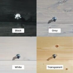 GoudmetHout Inklapbare Balkontafel - Balkonbar - Balkon Tafel - 99 Cm - Hout - Transparant Wash - Reling Smal -Tuin Verkoop 1200x1200 689