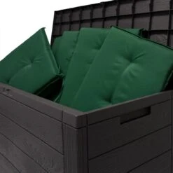 Merkloos Woody Tuin Opbergbox - 324 Liter 45x120x60 Cm - Tuinkussenbox - Antraciet/bruin -Tuin Verkoop 1200x1200 731