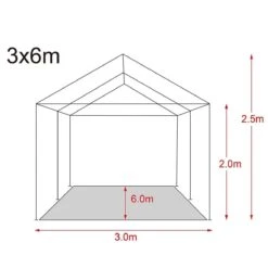 MaxxGarden Partytent - Paviljoen - 3x6m - Incl. Zijwanden - Waterdicht - Wit 13 MaxxGarden Partytent - Paviljoen - 3x6m - Incl. Zijwanden - Waterdicht - Wit -Tuin Verkoop 1200x1200 771