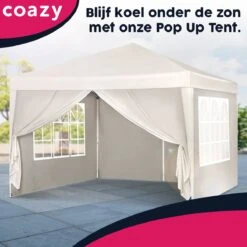Waterdichte Partytent 3x3 Meter Opvouwbaar Met Zijwanden- Paviljoen Met Zijpanelen - Easy Up - Pop-up Tent Met Haringen, Touw En Anti Slip Poten 13 Waterdichte Partytent 3x3 Meter Opvouwbaar Met Zijwanden- Paviljoen Met Zijpanelen - Easy Up - Pop-up Tent Met Haringen, Touw En Anti Slip Poten -Tuin Verkoop 1200x1200 783