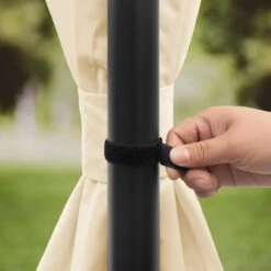 Tuinpaviljoen 3x3 M Waterdicht Paviljoen Met 4 Zijwanden Tuintent Ca. 180 G/m² Dakzeil In Crème Partytent -Tuin Verkoop 1200x1200 791