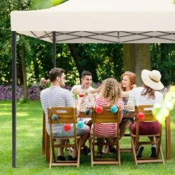LifeGoods Partytent - 3x3 M - Zijwanden - Easy Up - Opvouwbaar - Waterdicht - Draagtas Met Wieltjes - Beige -Tuin Verkoop 1200x1200 821