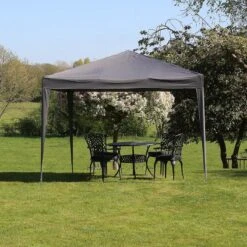 Ambiance Easy-up Partytent - 3x3m - Opvouwbaar - Grijs -Tuin Verkoop 1200x1200 841