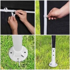 MaxxGarden Partytent - Feesttent Paviljoen - 3x3m - Antraciet 12 MaxxGarden Partytent - Feesttent Paviljoen - 3x3m - Antraciet -Tuin Verkoop 1200x1200 842