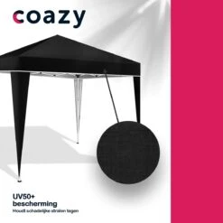 Coazy Waterdichte Partytent 3x3 Meter Opvouwbaar - Paviljoen - Easy Up - Pop-up Tent Met Haringen, Touw En Anti Slip Poten - Waterdicht - Partytenten Weerbestendig -Tuin Verkoop 1200x1200 856