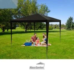 MaxxGarden Partytent - Paviljoen - 3x3 - Waterdicht - Zwart -Tuin Verkoop 1200x1200 866