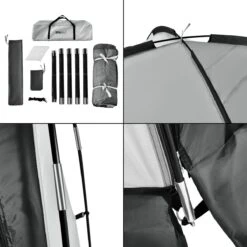 Pro-Tec Paviljoen Grästorp Met LED-verlichting 345x345x247 Cm Donkergrijs -Tuin Verkoop 1200x1200 880