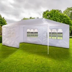 MaxxGarden Partytent - Paviljoen - 300 X 600 X 250 Cm - Met Zijwanden - Waterdicht Pro - 32mm Buizen – Wit 16 MaxxGarden Partytent - Paviljoen - 300 X 600 X 250 Cm - Met Zijwanden - Waterdicht Pro - 32mm Buizen – Wit -Tuin Verkoop 1200x1200 885