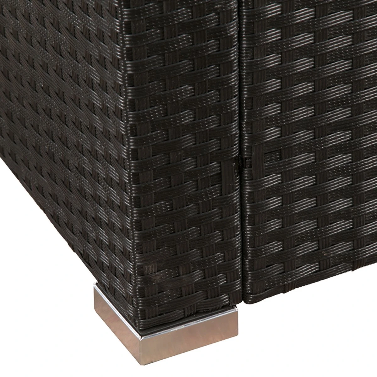 Polyrotan Loungeset Punta Cana L - Zwart 10 Polyrotan Loungeset Punta Cana L - Zwart - Afbeelding 8