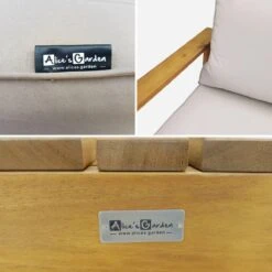 Alice's Garden Loungeset Mendoza - Acacia - 5 Plaatsen - Beige -Tuin Verkoop 1200x1200 951