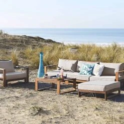 Alice's Garden Loungeset Mendoza - Acacia - 5 Plaatsen - Beige -Tuin Verkoop 1200x1200 953