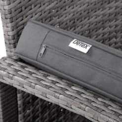 Casaria Polyrattan Loungeset – 2 Stoelen 1 Bank 1 Tafel - Antraciet -Tuin Verkoop 1200x1200 968