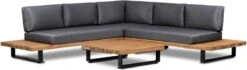 Cuba Boston Hoek Loungeset 3 Delig Acacia Hout