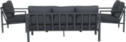 Garden Impressions Durban Loungeset - 4-delig - Zwart -Tuin Verkoop 1200x402