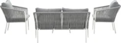 Garden Impressions Fleurie Loungeset 4-delig - Rope - Mat Wit/ Licht Grijs -Tuin Verkoop 1200x431