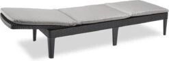 Allibert Jaipur Ligbed - 58x187,5x29 Cm - Grafiet -Tuin Verkoop 1200x435