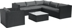 Intimo Garden Levanzo Loungeset – Zwart - 5 Tot 6 Persoons -Tuin Verkoop 1200x471