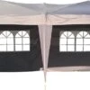 Partytent 3x6m Easy Up - 6 Zijwanden - Grijs -Tuin Verkoop 1200x480