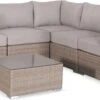 Premium Loungeset - VITTORIA - Rond Wicker– 5 Plaatsen, Naturel/beige -Tuin Verkoop 1200x493